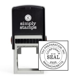 Corporate Seal Stamp with Year
